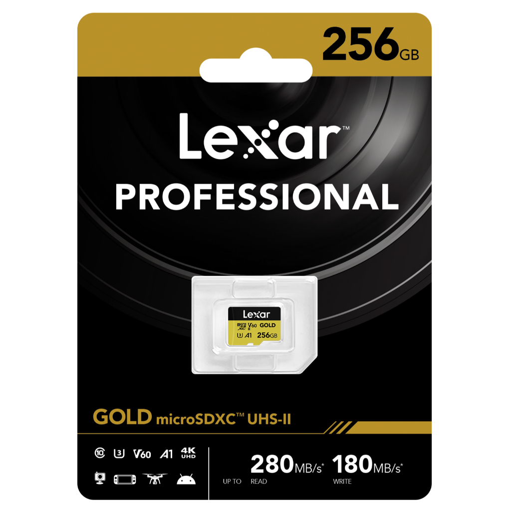 Lexar 256GB Micro SDXC Professional Gold (280MB/s)