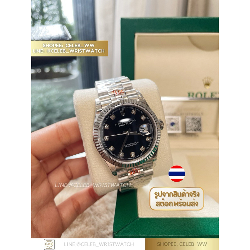 CWW • DATEJUST BLACK DIAMOND 36 MM.
