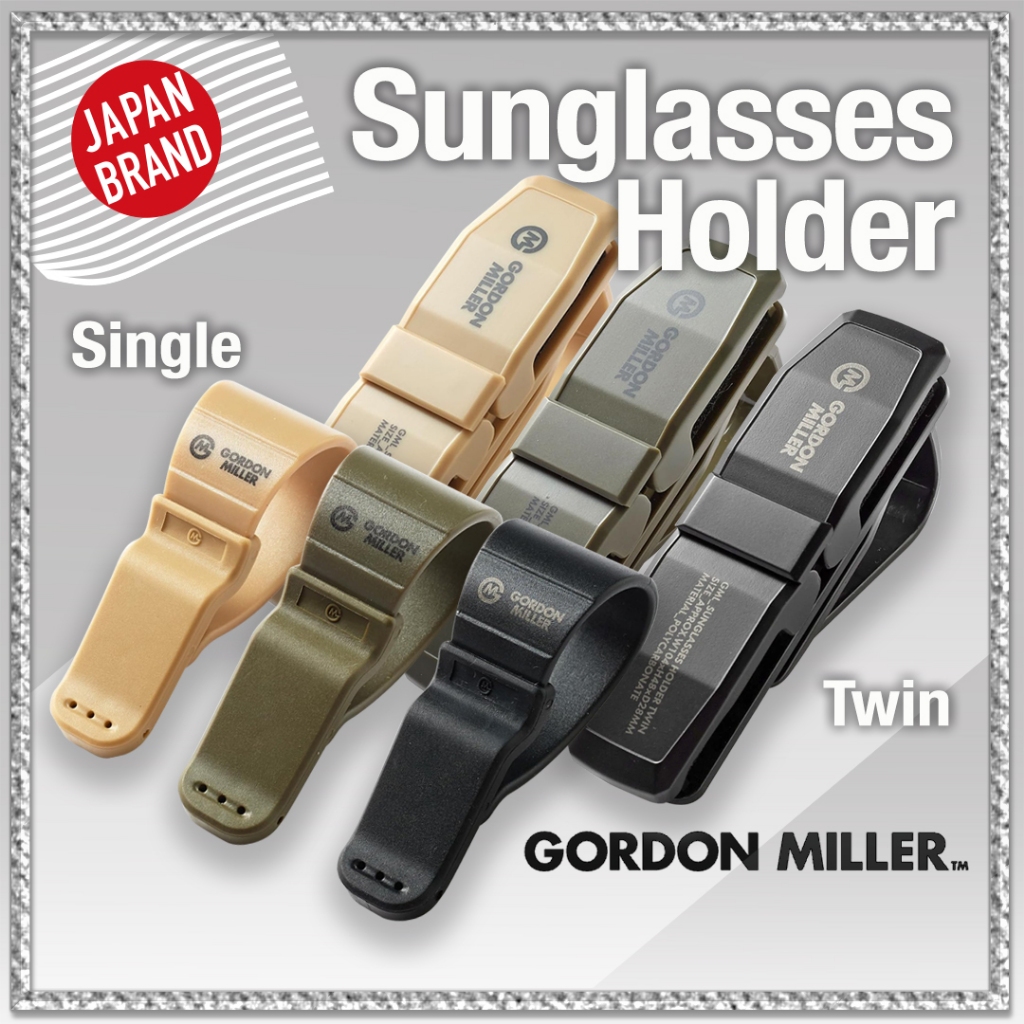 GORDON MILLER ที่ใส่แว่นกันแดดในรถยนต์【Car Accessories】【อุปกรณ์ตกแต่งรถยนต์】