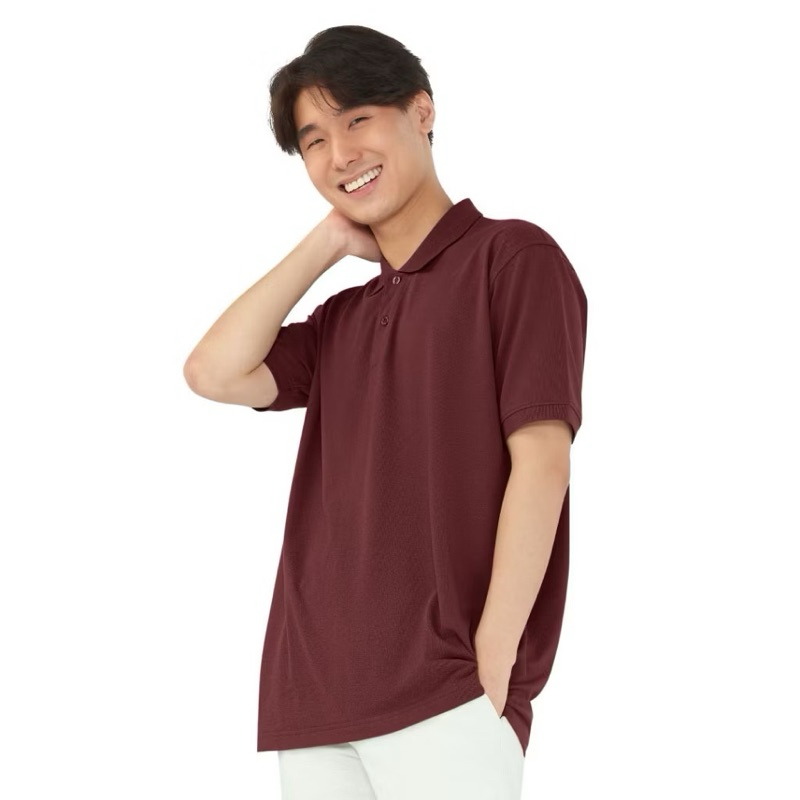 GQ Polo เสื้อโปโล XL แดงเลือดหมู 999 บาท แท้