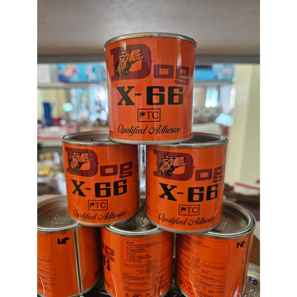 กาว กาวหมาแดง กาวทาหนัง กาวอเนกประสงค์ Dog X-66