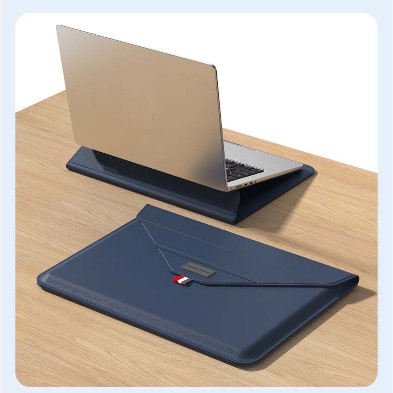 พร้อมส่งจากไทยค่า กระเป๋าซองกันกระแทก ตั้งได้ คอมพิวเตอร์ แท็ปแลต เรียบหรูแข็งแรง