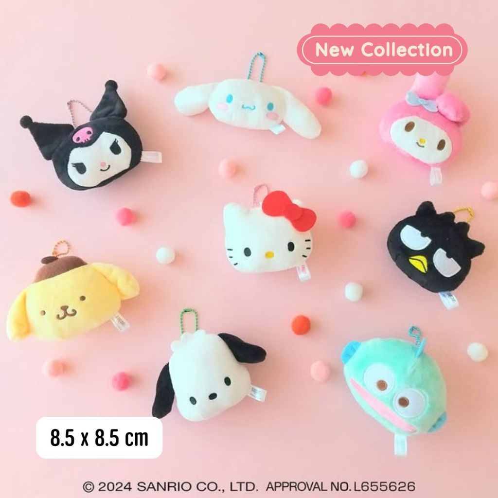 collection ใหม่🌟 ตุ๊กตาพวงกุญตแจซาริโอ้ขนาด 2 นิ้ว แท้ 100% Sanrio - รูปที่ 2