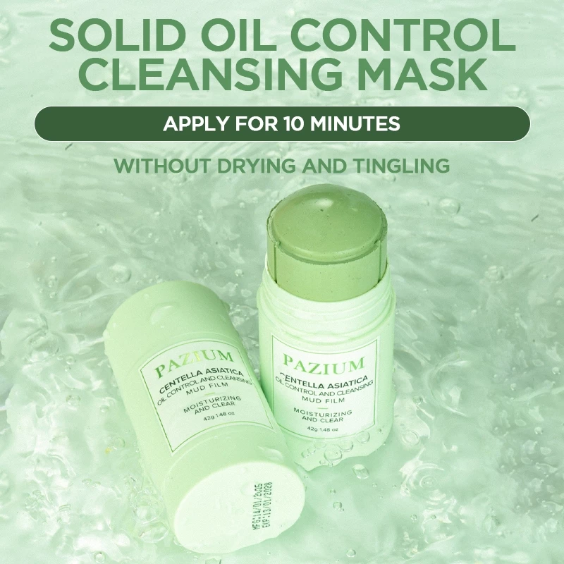 PAZIUM มาร์คหน้า มาส์กโคลน Cleansing Mask ทำความสะอาดลึก ดูดซับความมัน ไม่แห้งผิวลดสิวหัวดำ ความมัน 42G thumbnail 6