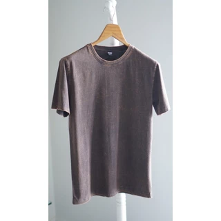 คอกลมแขนสั้น ฟอก ผ้าคอตต้อน100%USA ใส่สบายไม่ร้อนระบายอากาศดี ใส่ได้ทั้งผู้ชายและผู้หญิง
