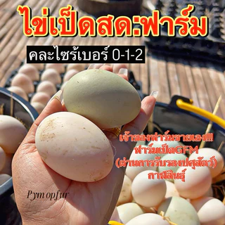 ไข่เป็ดสด10-20-30ฟองสดใหม่ส่งตรงจากฟาร์มเราเองฟาร์มมาตรฐานGFM
