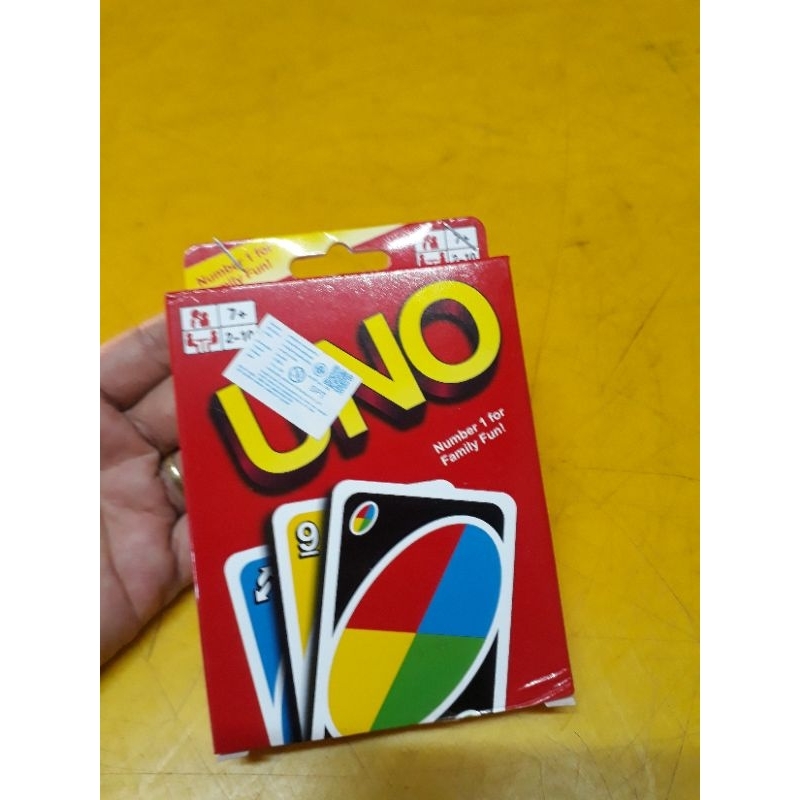 อูโน่การ์ดไพ่ของเล่น.เล่นใด้หลายคน.1กล่องมี.108ใบ.1กล่อง.49บ2กล่อง90บ