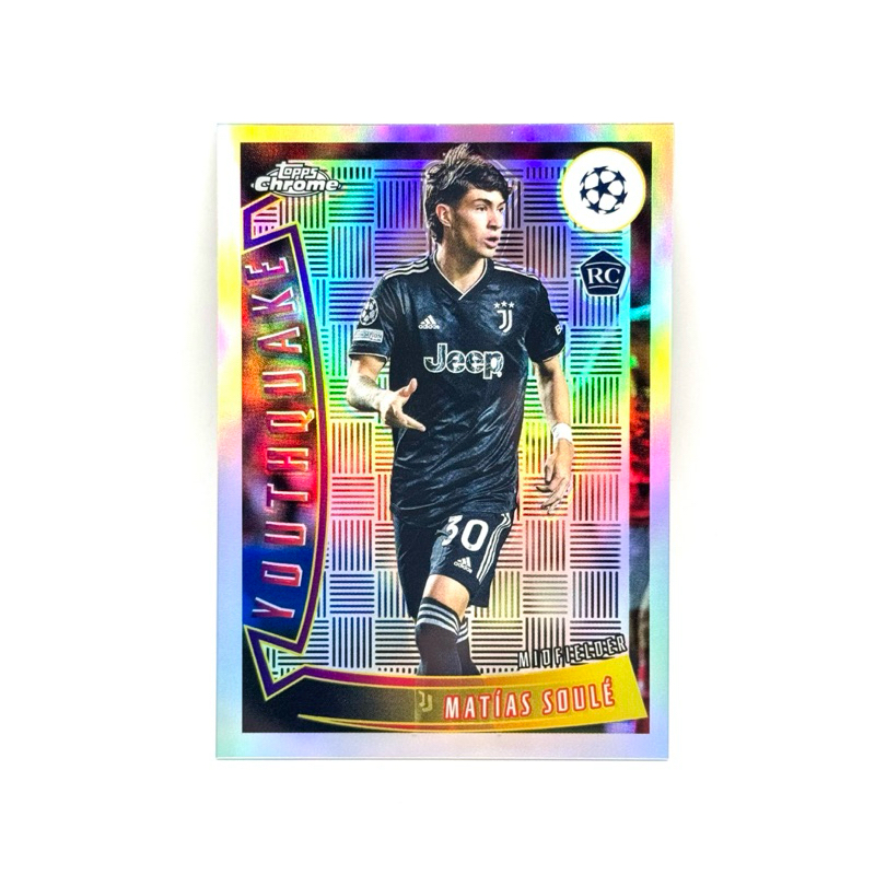 Topps Chrome UCC 22/23 Matías Soulé Juventus RC 1996 Topps Chrome Youthquake