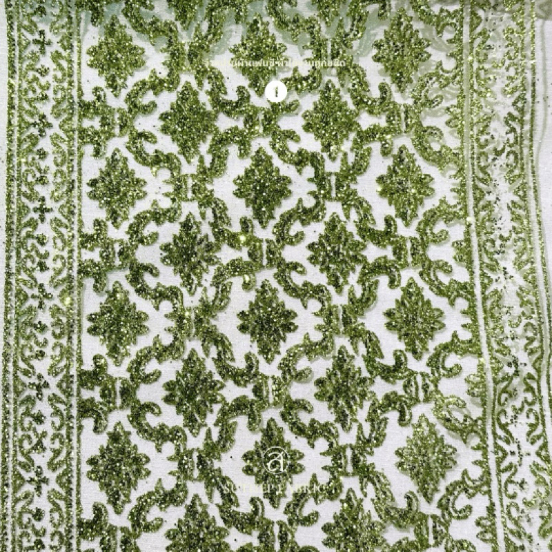 ผ้าสไบ ผ้าสไบไทย สไบลาย VALENCIA หน้ากว้าง 13 นิ้ว