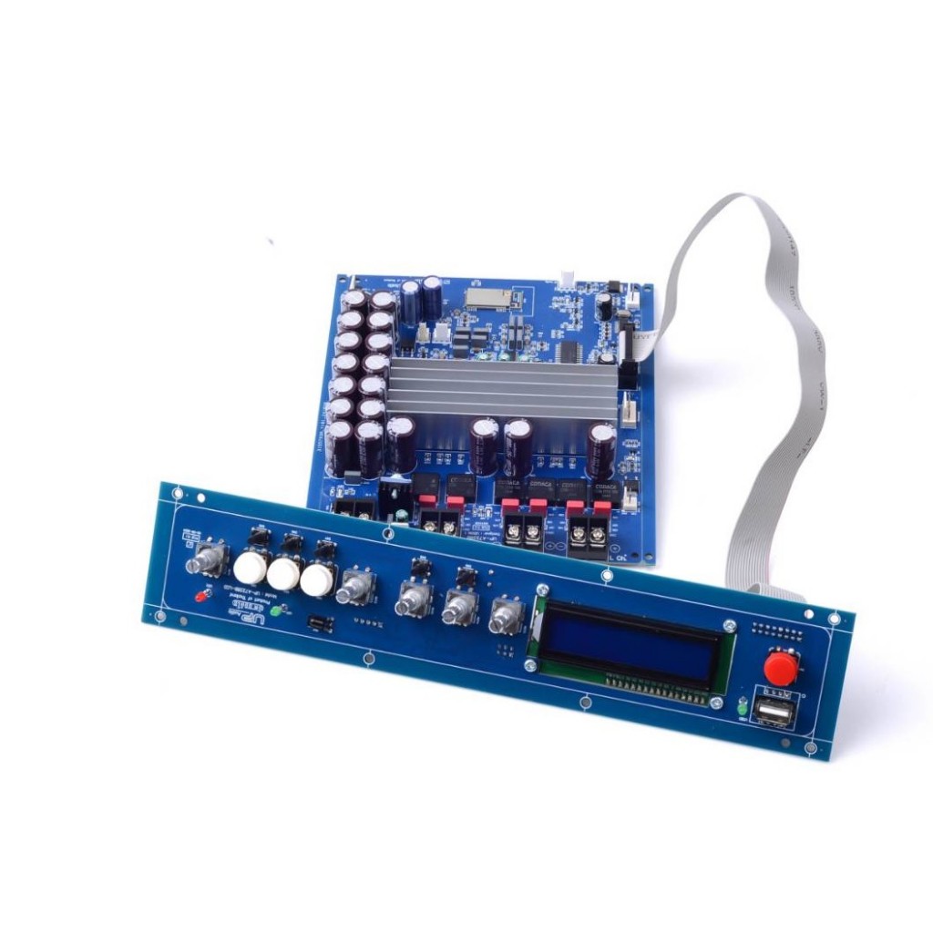 บอร์ดขยายเสียง Class D พร้อม Bluetooth  2 X 70 + 140 วัตต์
