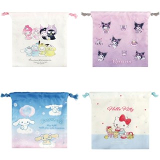 🩷Sanrio ถุงผ้า ถุงผ้าหูรูด กระเป๋าผ้า กระเป๋าใส่เครื่องสำอาง…