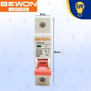Bewon ลูกเซอร์กิตเบรกเกอร์ ลูกย่อย 1P 10A 16A 20A 32A