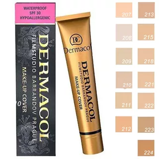 (ของแท้ล้าน%จากยุโรป ไม่ขายของจีนแอ๊ปแท้ค่ะ) Dermacol ขนาดปกติ 30g รองพื้นปกปิดขั้นเทพ! นำเข้าจากยุโรป