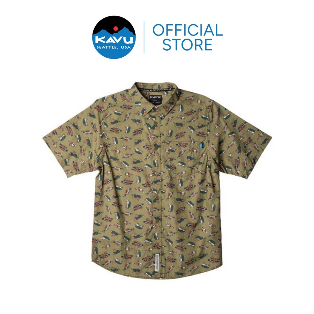 KAVU Festaruski Shirt เสื้อเชิ้ตแขนสั้น ผู้ชาย