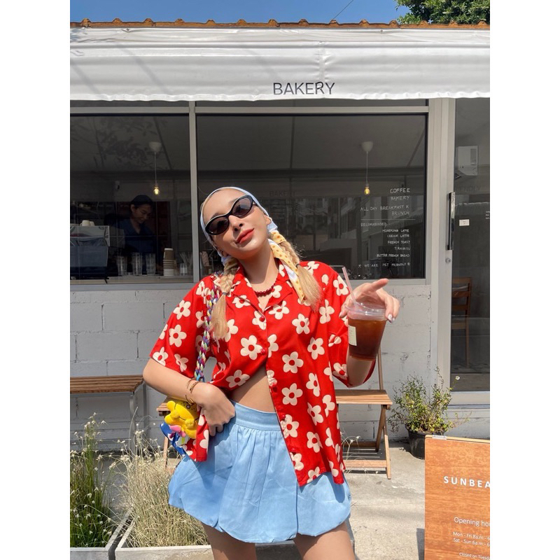 ส่งต่อของใหม่ balloons denim skirt ร้าน together.officialstore