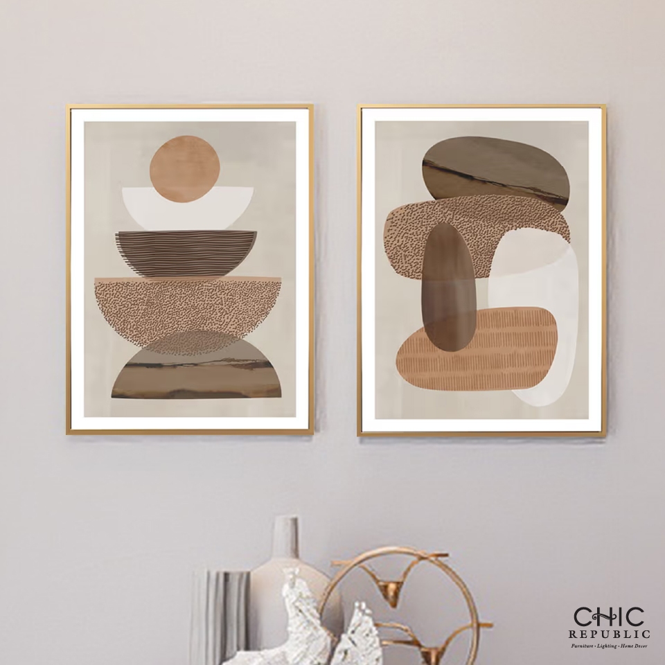 ภาพติดฝาผนัง CHIC REPUBLIC รุ่น BRINLY-B/45X60 สีทอง/หลากสี_3