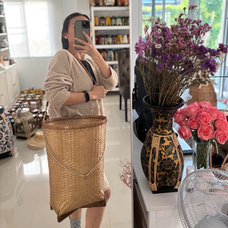 บุงเก็บชา ตะกร้าเก็บใบชา ตะกร้าใส่ดอกไม้
