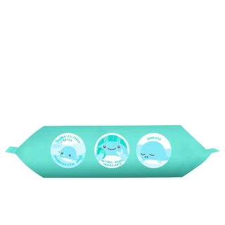 KUU MU - Natural Saline Baby Wipes (20 Sheets) ทิชชู่เปียก