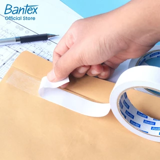 Bantex กาวสองหน้า เทปแปะสองหน้า เทปกาวสองหน้า กาวติดแผ่น ติดทน ขนาด12/24 มม Double-Sided Tape