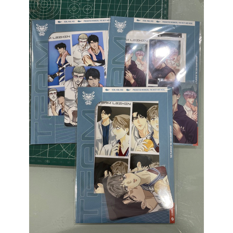 ** ติดจอง พร้อมส่ง - Lezhin team - 4cut แบบรวมเรื่อง Cary me , Pearl boy , Shutline  and 2 tickets