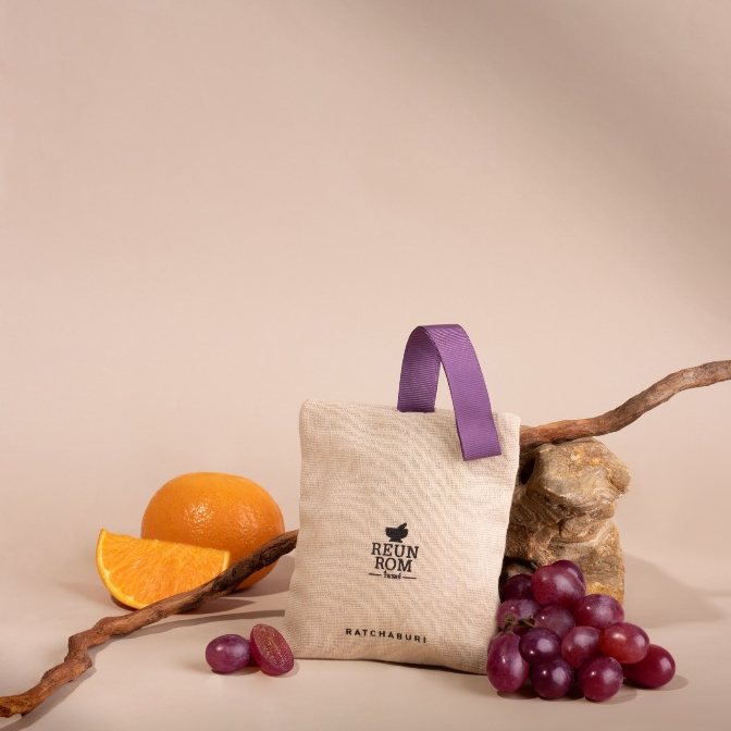Reunrom ถุงหอมอโรม่ามี 2 ขนาด20g และขนาด45g ราชบุรี รื่นรมย์