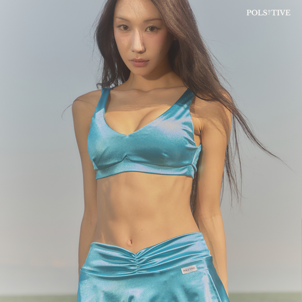 POLSITIVE | SERENE Turquoise | Polewear ชุดโพลแดนซ์ ชุดออกกำลังกาย ชุดว่ายน้ำ โยคะ สปอร์ตบรา ราคา ถูกที่สุด ดีลบีเคเค แกลเลอรีภาพที่ 5