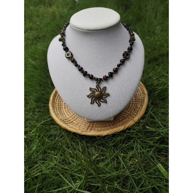 สร้อยคอเชือกเทียนจี้พระอาทิตย์