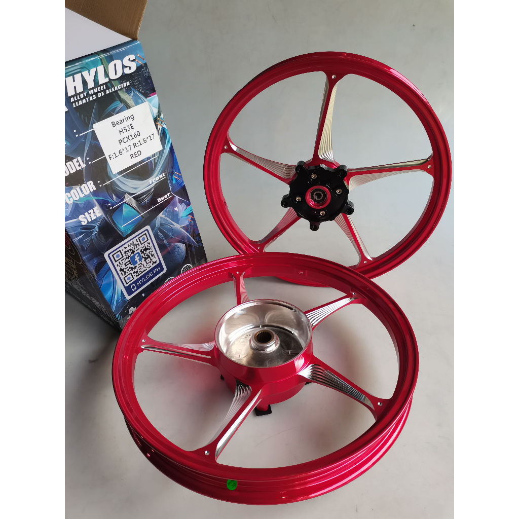 HYLOS ล้อแม็ก H53E RIM ล้อแม็กคลิก HONDA PCX160-1.6*1.6-17