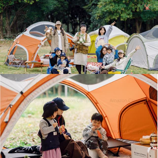 Vidalido เต็นท์ Rising Cloud Tent เต็นท์ประกอบทรงโดม กันน้ำ กันแดดได้อย่างดี เหมาะสำหรับ 3-6 คน
