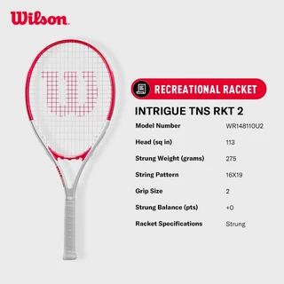[ONLINE EXCLUSIVE] WILSON INTRIGUE ไม้เทนนิส Pre-strung (ไม้ขึ้นเอ็นแล้ว) WR148110U2 Official Store