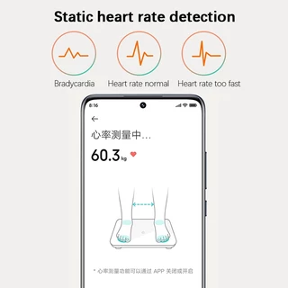 Xiaomi Body Fat Composition Scale S400 เครื่องชั่งน้ำหนักและวัดมวลไขมัน เครื่องชั่งน้ำหนักอัจฉริยะ Chinese Ver