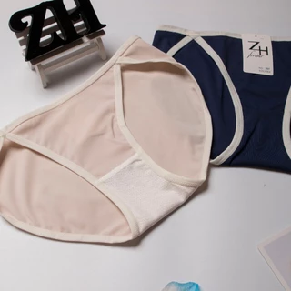 ZH.307 กางเกงชั้นในผู้หญิงเอวต่ำ บิกินี่งานผ้าลื่น สินค้าพร้อมส่ง8สี