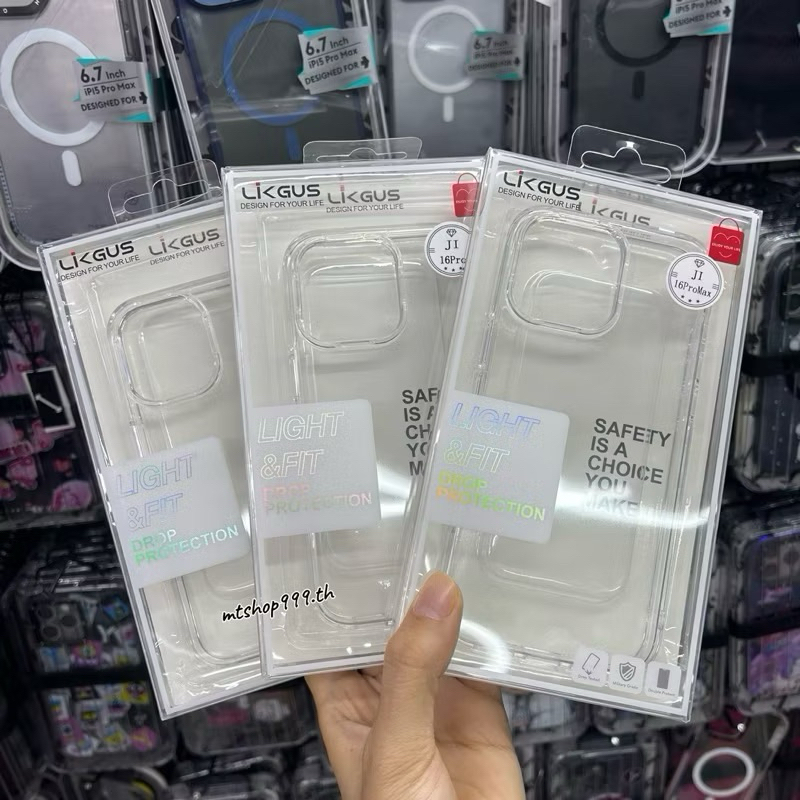 Likgus เคสกันกระแทก สําหรับ iPhone 16E 16 16 Plus 16 Pro 16 ProMax 15pro Max 14pro Max 13pro Max