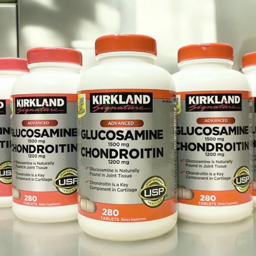 🔥🔥Exp.07/2029 (280 เม็ด) Kirkland Signature Glucosamine & Chondroitin