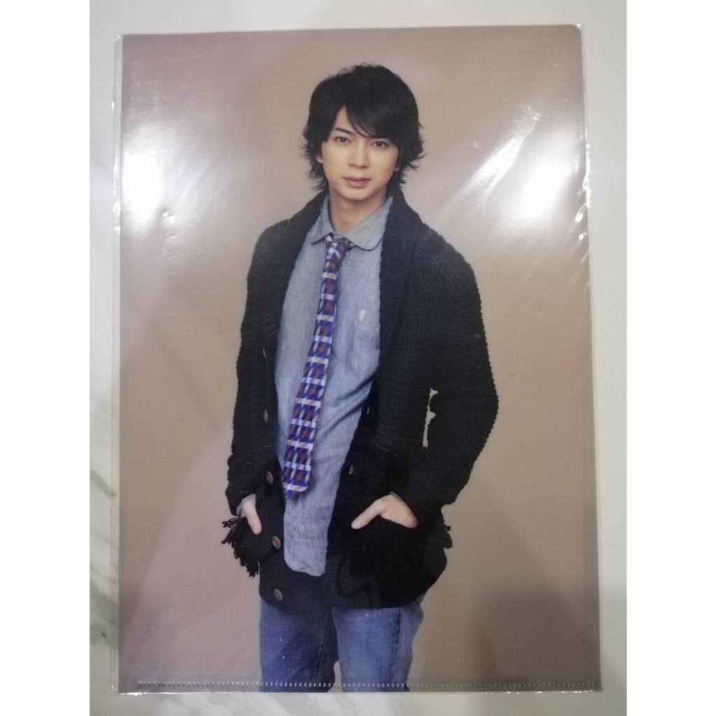 แฟ้มใส่เอกสาร ★Arashi Jun Matsumoto★ A4 Clear File ขนาด 31 X 22 CM.
