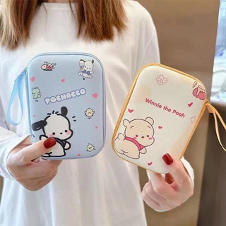 กระเป๋าเก็บสายชาร์จ เก็บหูฟัง ลายการ์ตูน พร้อมส่งจากไทย