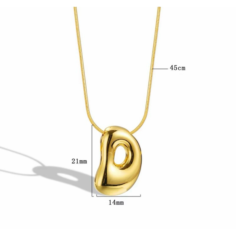 Front D Bubble สร้อยคอ