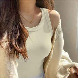 mm_home8 เสื้อกล้ามมีบราในตัว เสื้อกล้ามลำลอง เบสิก สีพื้นเป…