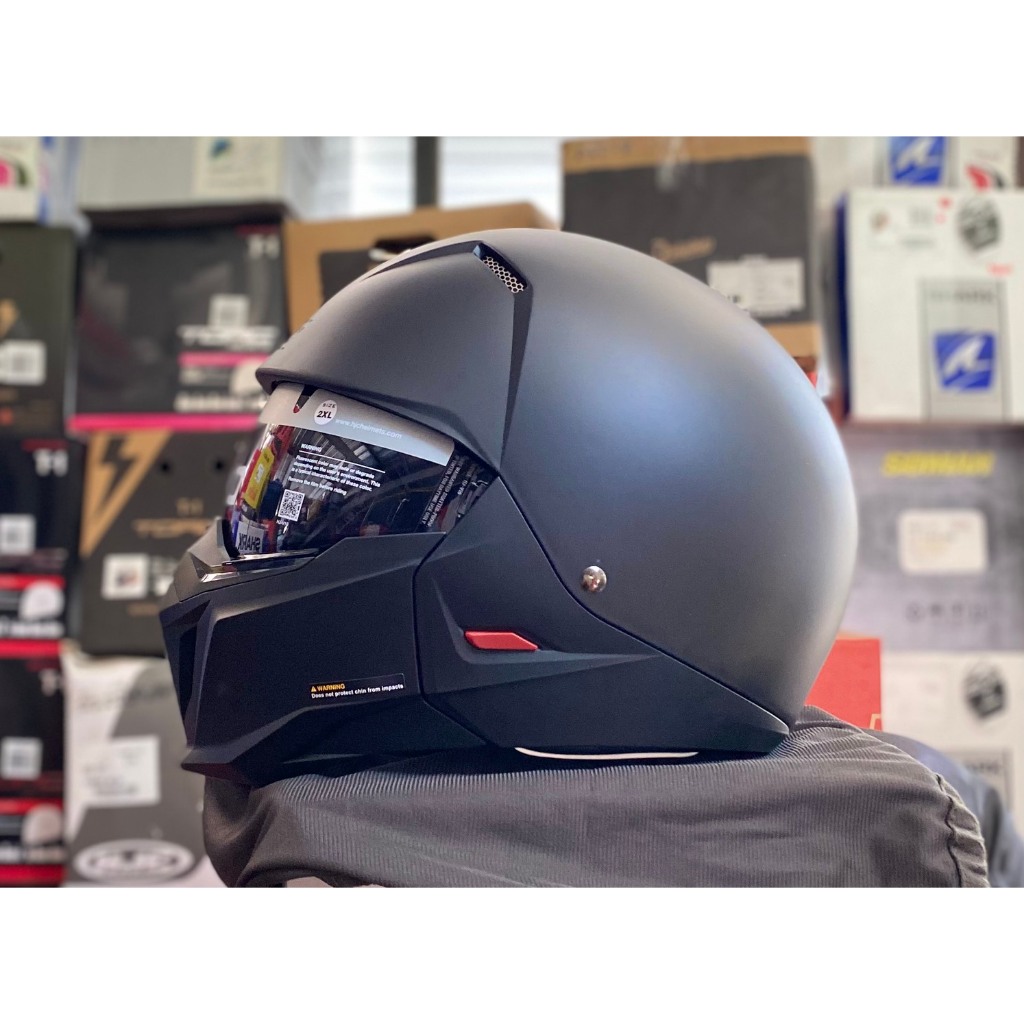 หมวกกันน็อค HJC i20 SEMI FLAT BLACK ถอดคางได้ ใหม่ล่าสุด