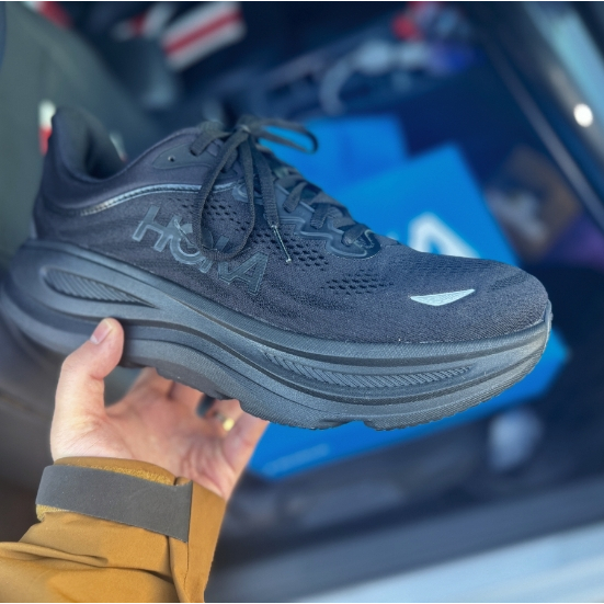 HOKA ONE ONE Bondi  9  Running shoes black（ของแท้ 100%💯）