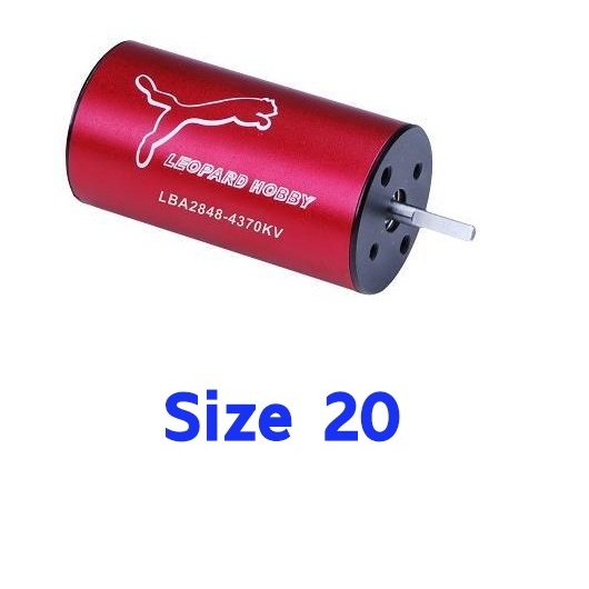 มอเตอร์ Leopard Inrunner Size20 LBP2040-4800KV มอเตอร์เรือ อุปกรณ์ชุดไฟ Rc