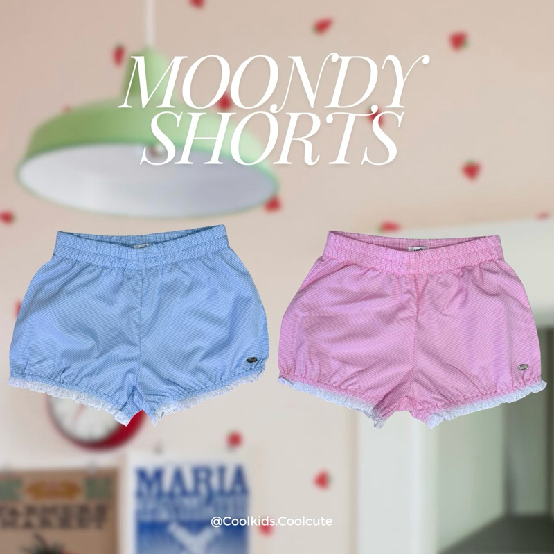 Coolkids.Coolcute | Moondy shorts กางเกงขาสั้นลำลอง ทรงขาจั๊มดีเทลลูกไม้คิวท์