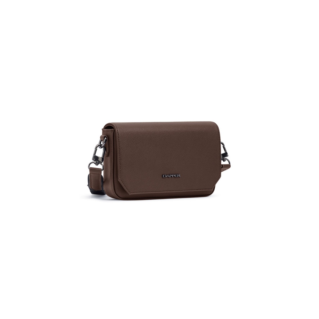 DAPPER กระเป๋าสะพายข้าง Essential Mini Crossbody Bag สีน้ำตาล (BM7/BR/1229SF1) ราคา ถูกที่สุด ดีลบีเคเค แกลเลอรีภาพที่ 3