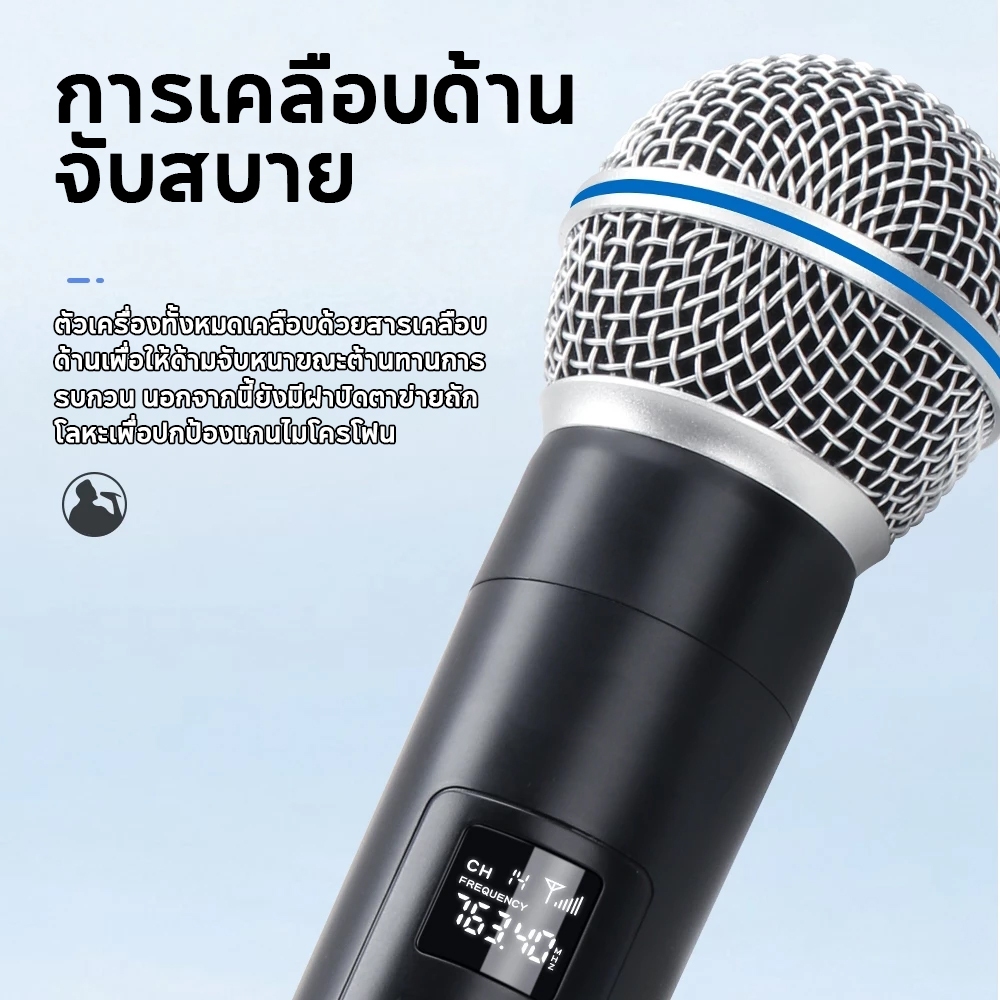 GIC-58ME ไมโครโฟนไร้สาย ไมโครโฟนไร้สายระดับมืออาชีพ Uhf คาราโอเกะมืออาชีพสําหรับ Videoke