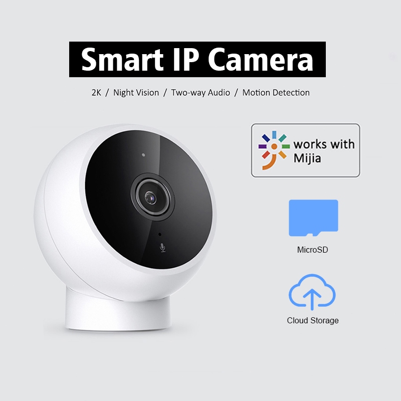 Xiaomi Mi Home Smart CCTV คมชัดระดับ IP Security Camera Magnetic Mount 2K 1296P Standard Edition Night Vision