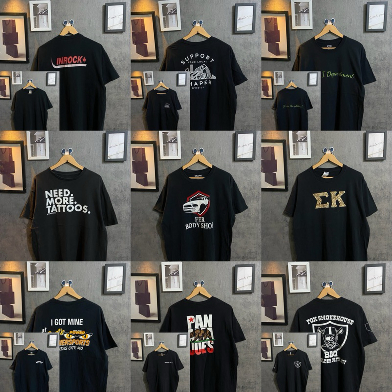 เสื้อยืดมือสองUSA ไซส์ L อก 42-44