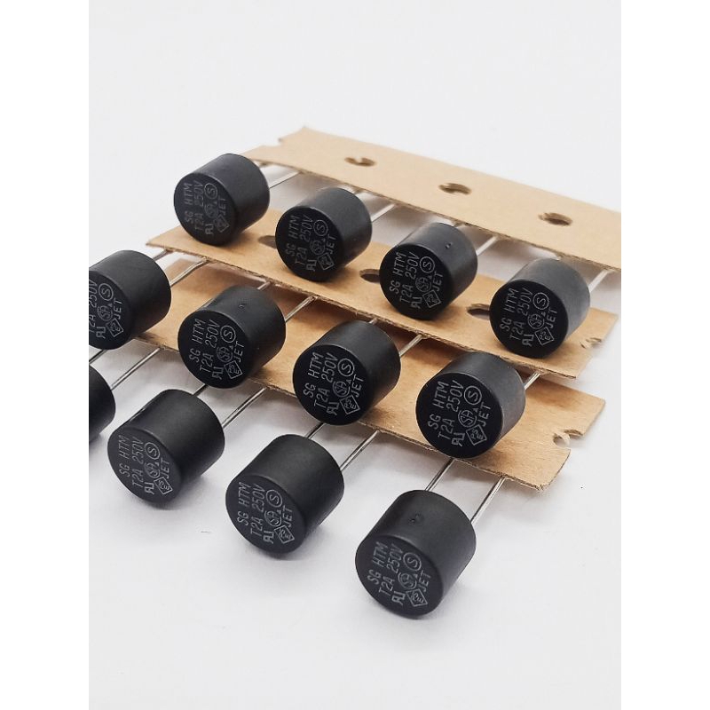 (แพ็ค5ตัว) ฟิวส์กลม T1.25A, T2A [250V] ไมโครฟิวส์แบบกลม, Fuse T1.25A, T2A [250V] พร้อมส่ง