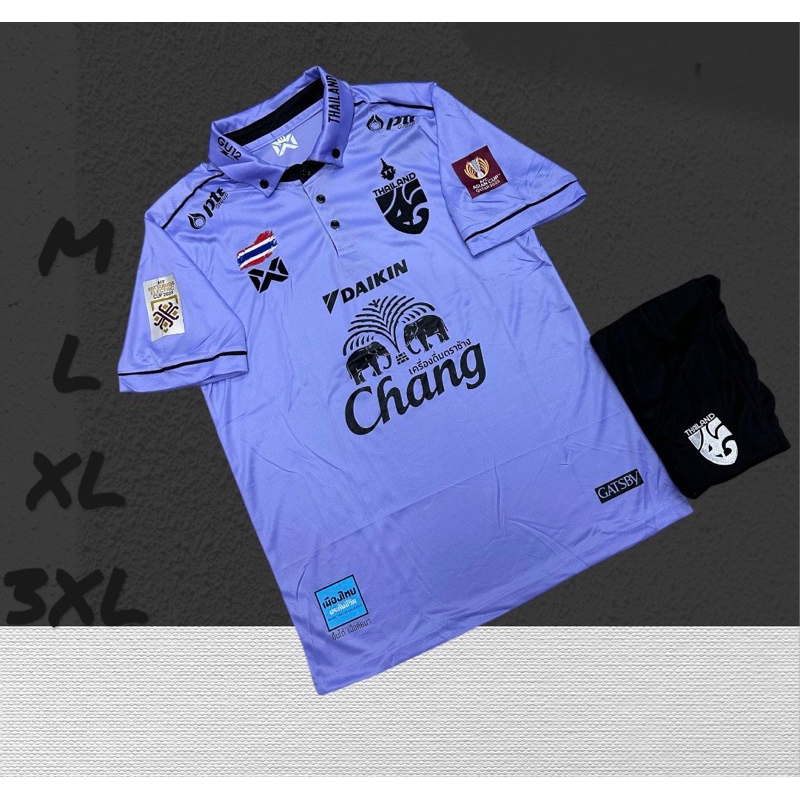 ชุดบอลชุดกีฬาเสื้อพร้อมกางเกงผ้านิ่มเย็นใส่สบายซักแห้งเร็วราคาถูก - รูปที่ 4