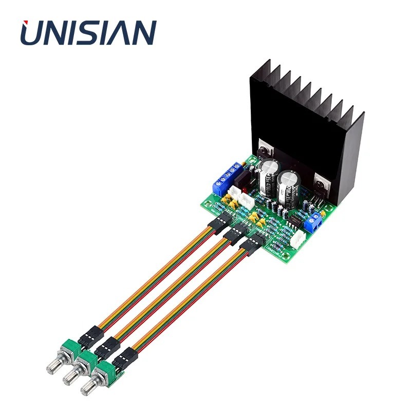 UNISIAN LM1875 Audio Amplifier Board LM1875 2.0 Channel with Tone Adjustable Power Amplifiers Suitab