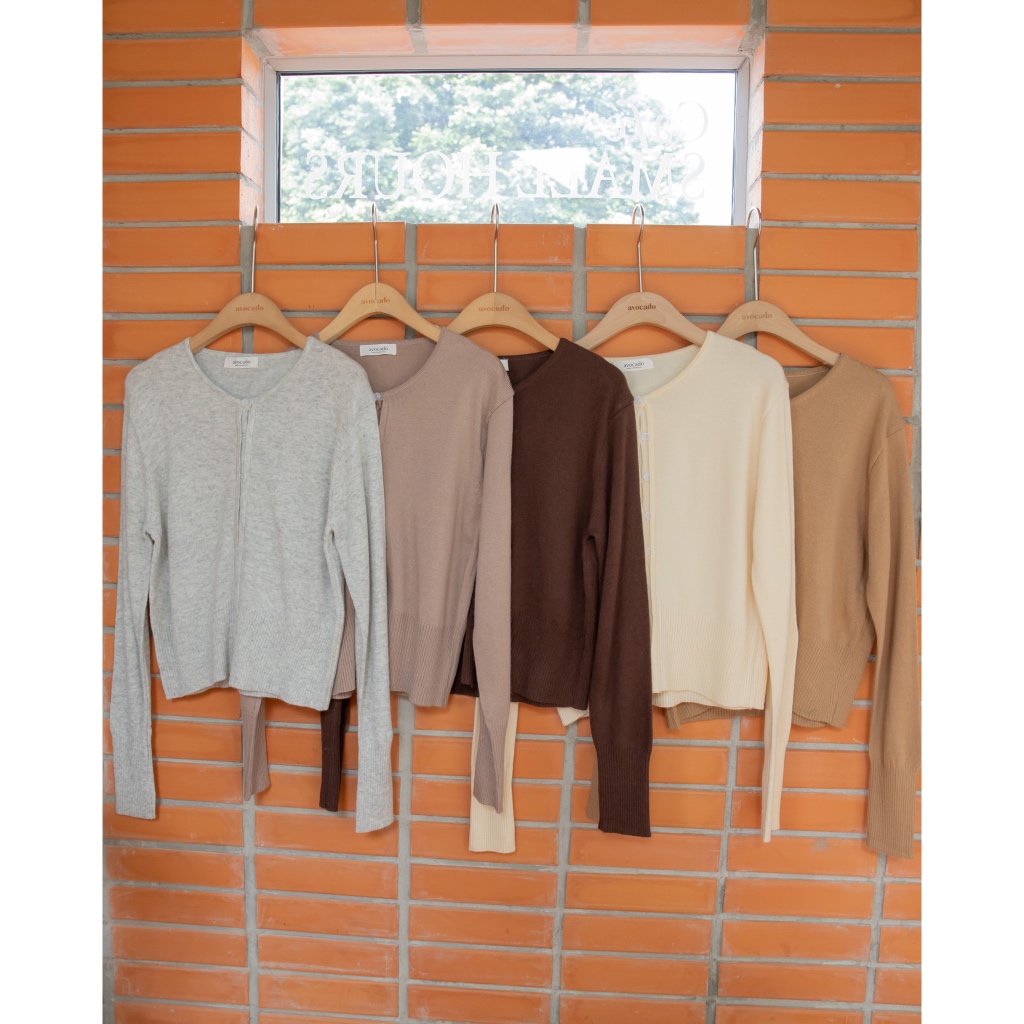 avo Popular soft cardigan เสื้อคาร์ดิแกนผ้าเบาใส่สบาย